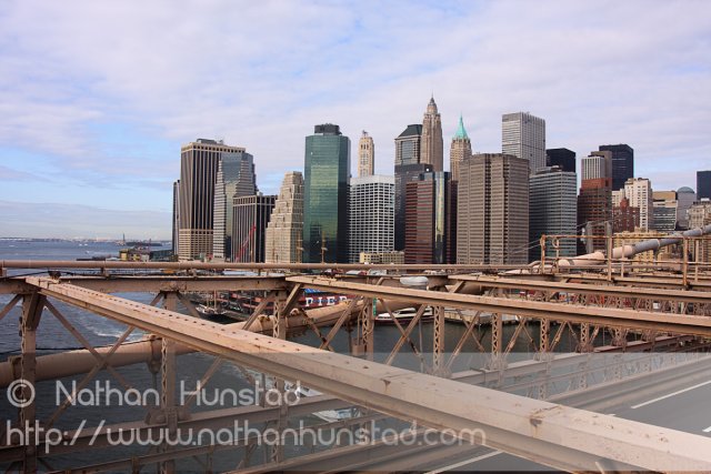 Lower Manhattan from the Brooklyn Bridge